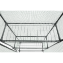 zbliżenie na stelaż szklarnia tunel foliowy regał 8 półek 140x140 cm od Cultivo