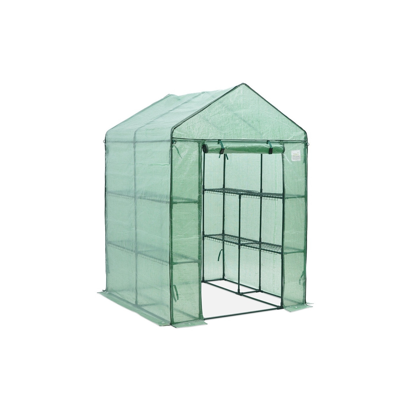 Szklarnia tunel foliowy 8 półek 140x140 cm kolor zielony  Cultivo widok 