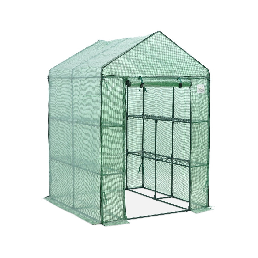 Szklarnia tunel foliowy 8 półek 140x140 cm kolor zielony  Cultivo widok 