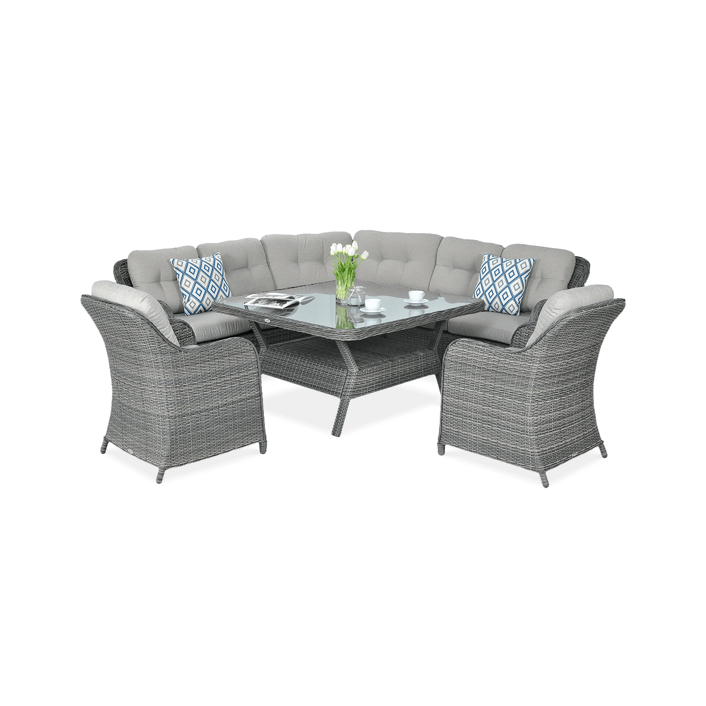 SAVONA CORNER SOFA DARK GREY