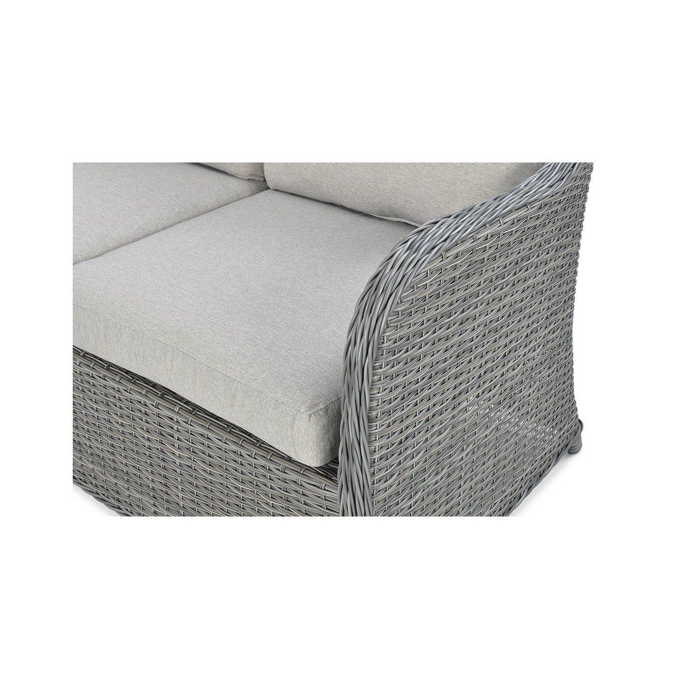 Narożnik z technorattanu Savona Dark Grey