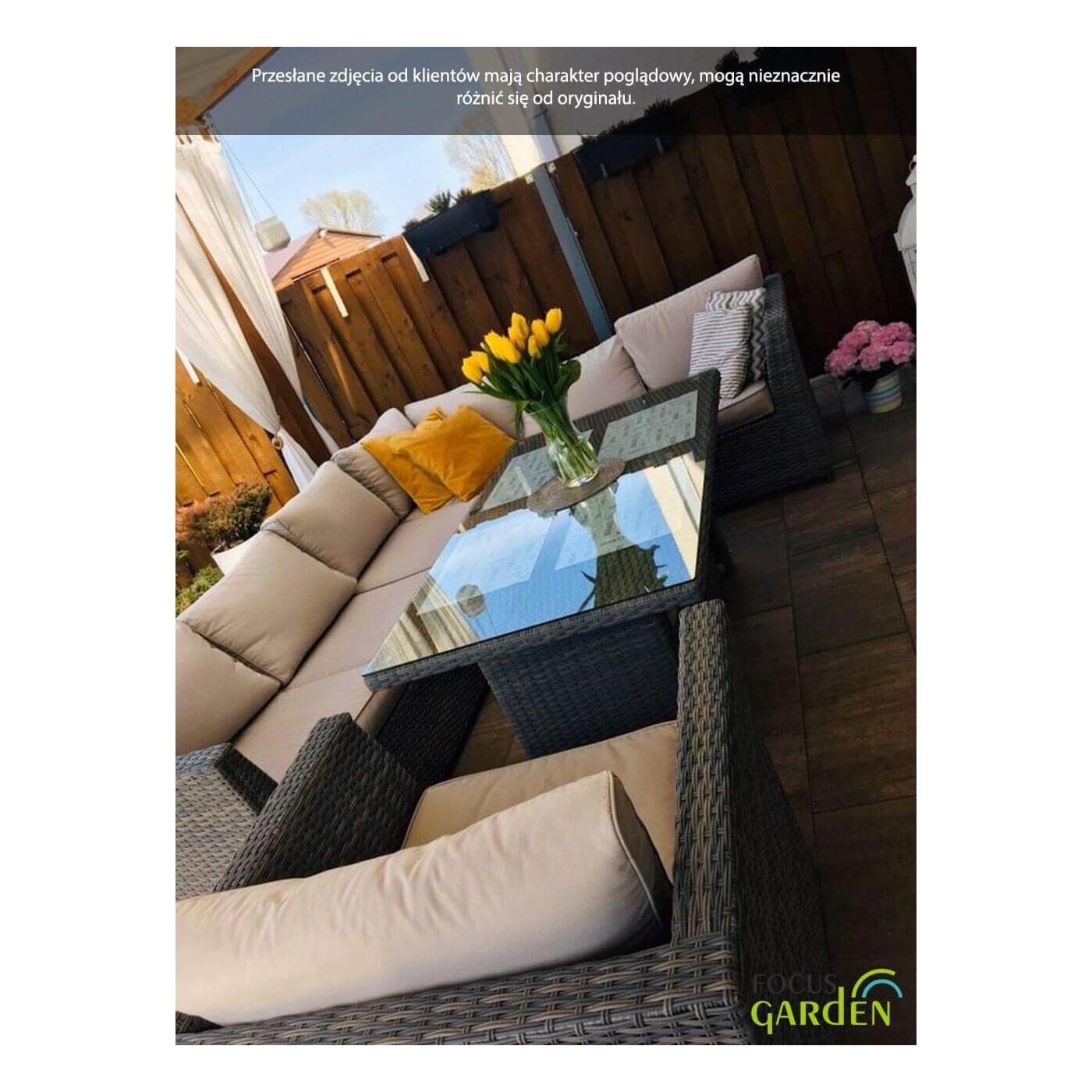 MONIZ DINING PLUS NAROŻNIK DARK GREY