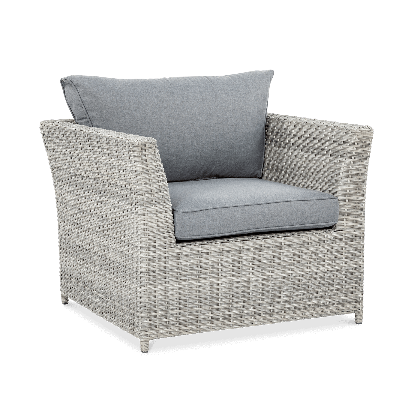 Przód fotela z zestawu MONIZ DINING PLUS Stone Grey