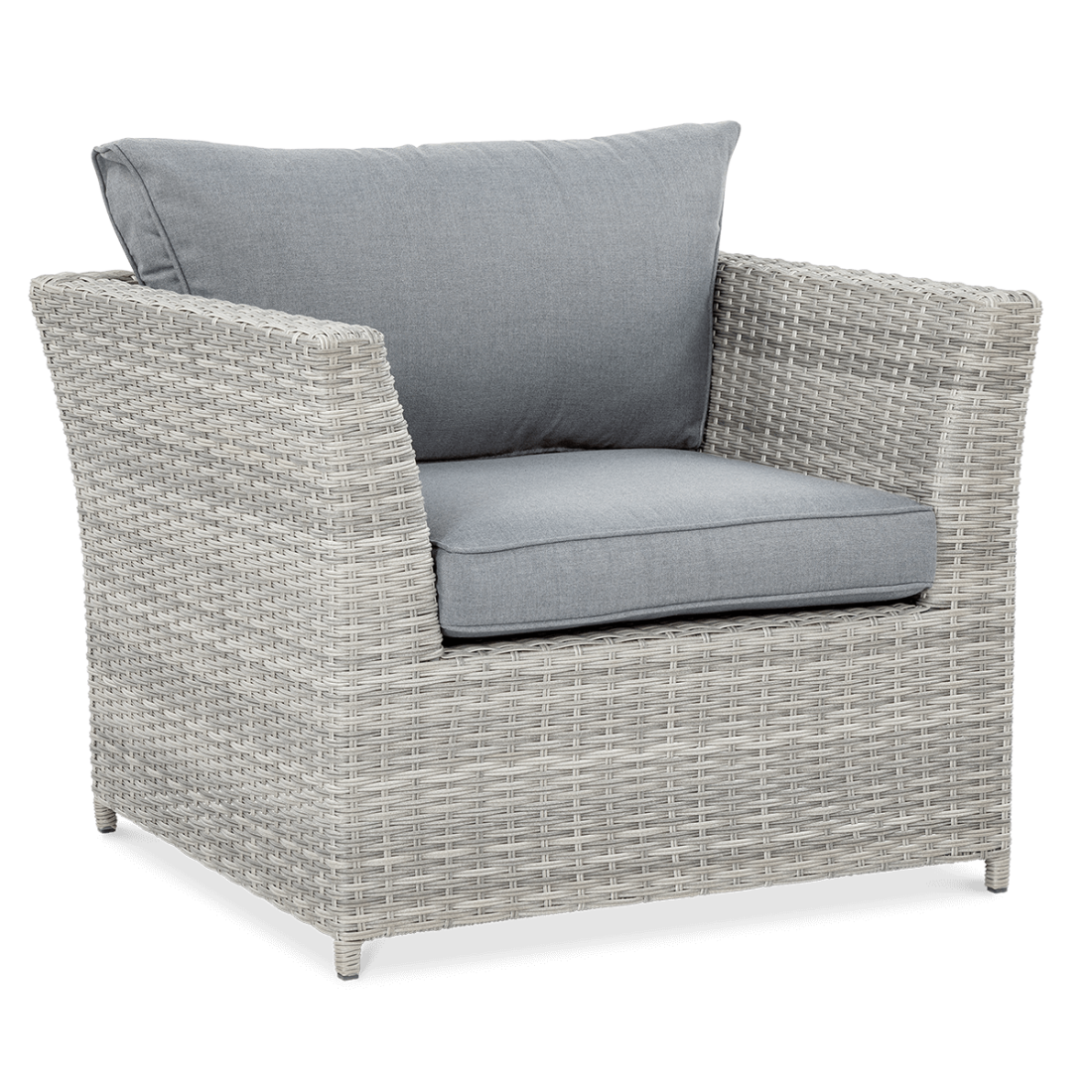 Przód fotela z zestawu MONIZ DINING PLUS Stone Grey