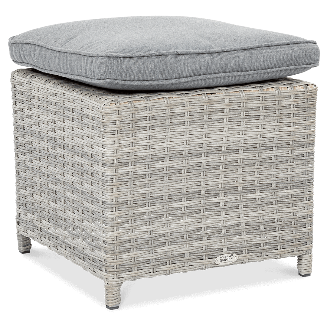 Pufa z zestawu MONIZ DINING PLUS Stone Grey