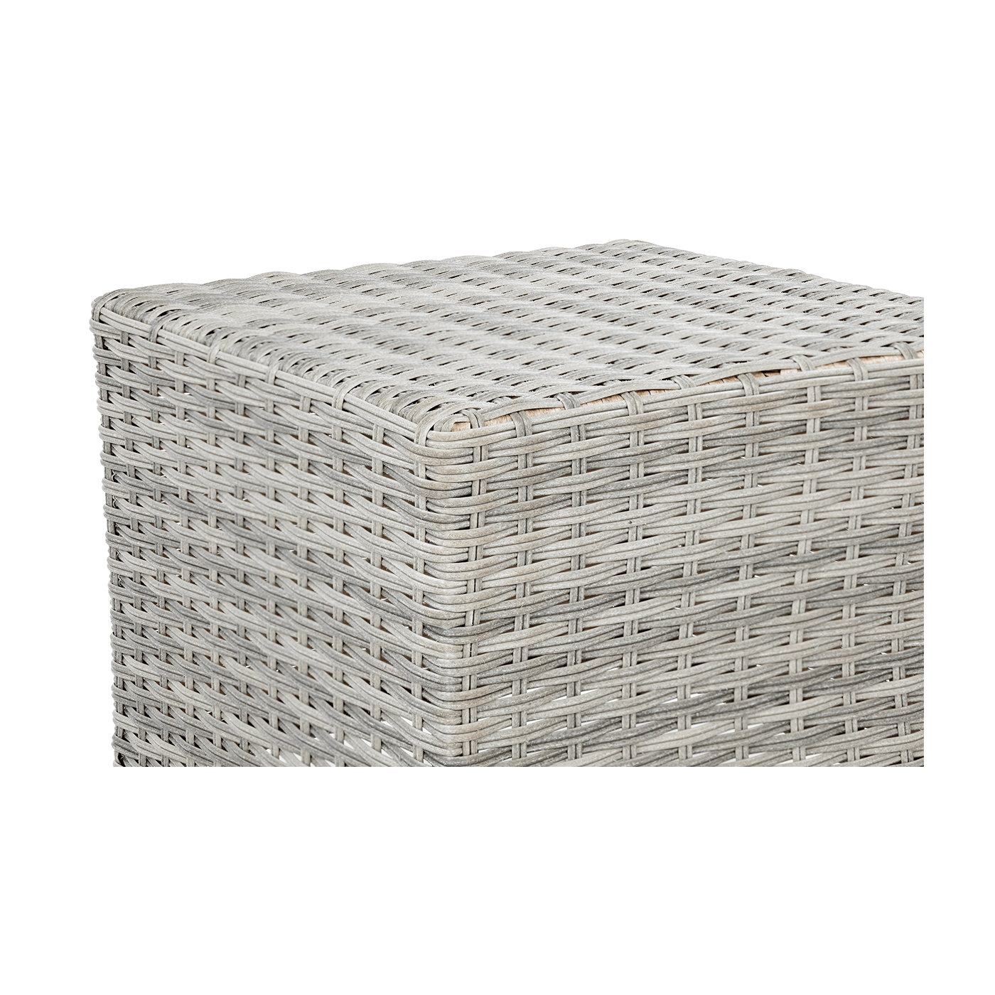 Widok na materiał wykonania pufy MONIZ DINING PLUS Stone Grey