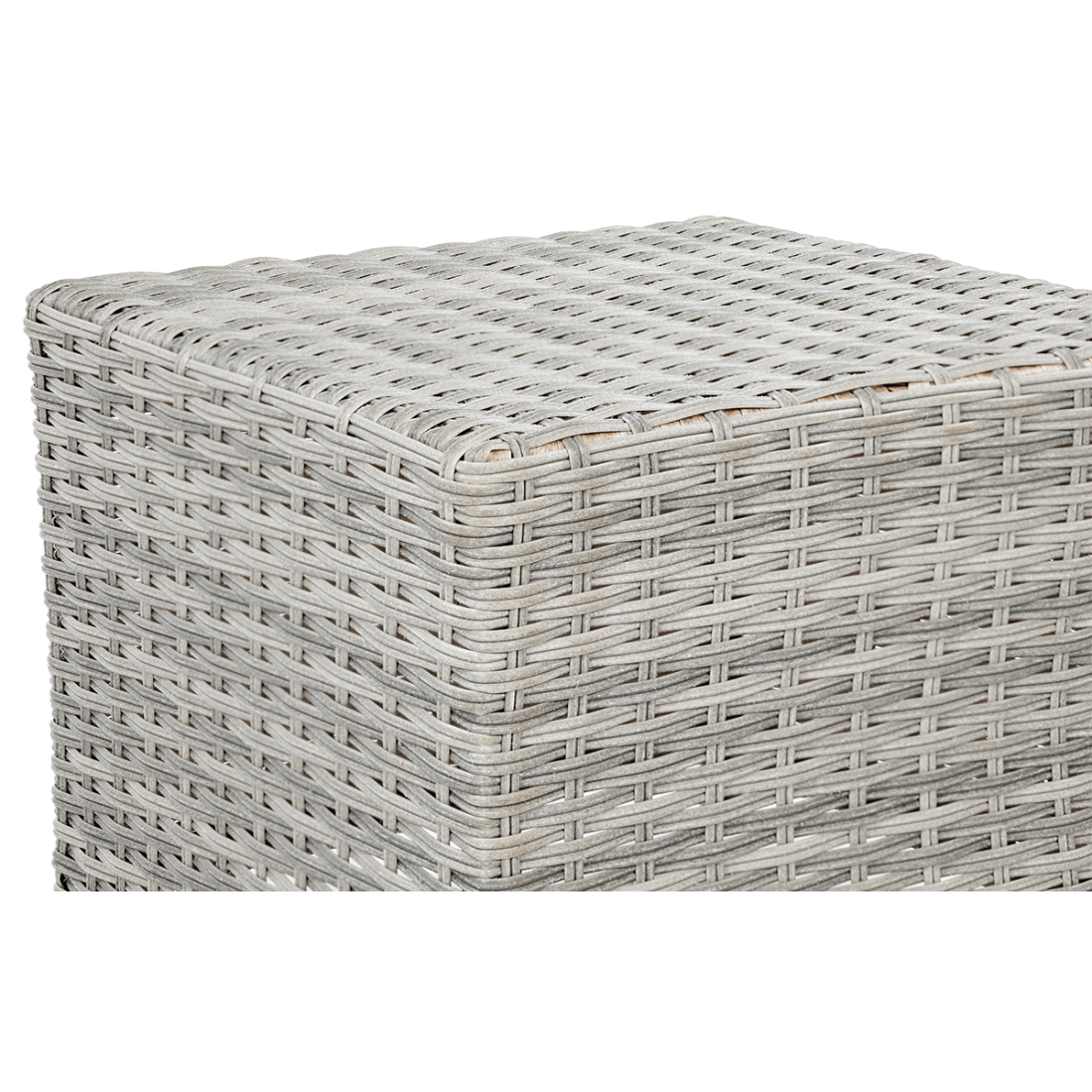 Widok na materiał wykonania pufy MONIZ DINING PLUS Stone Grey