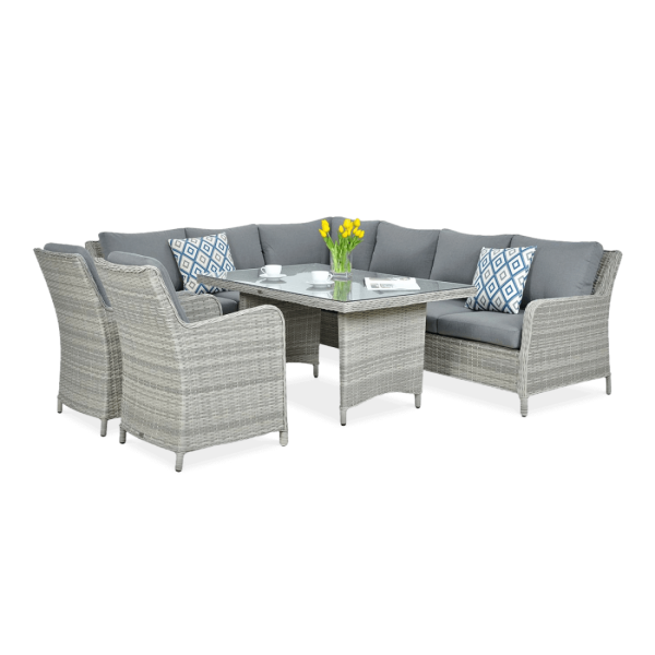 MARYLAND DINING CORNER SOFA STONE GREY