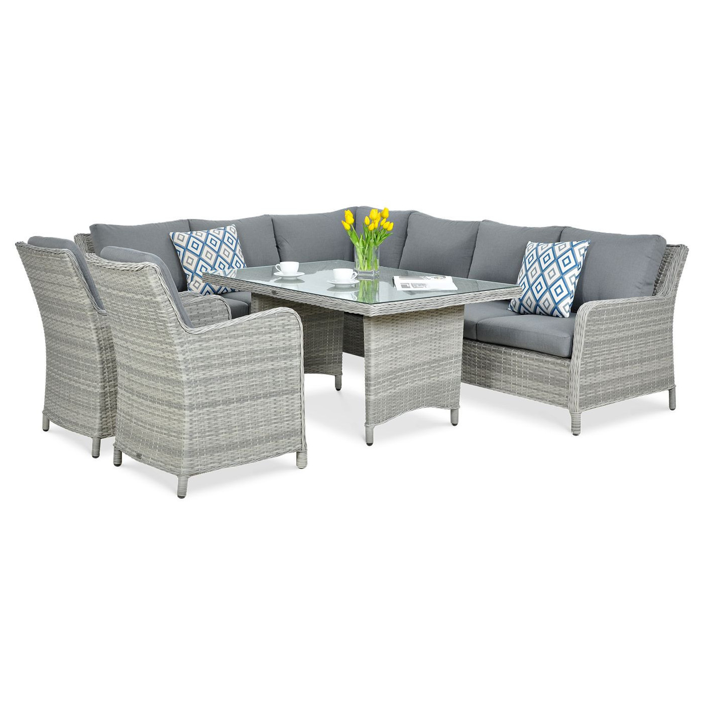 MARYLAND DINING NAROŻNIK STONE GREY