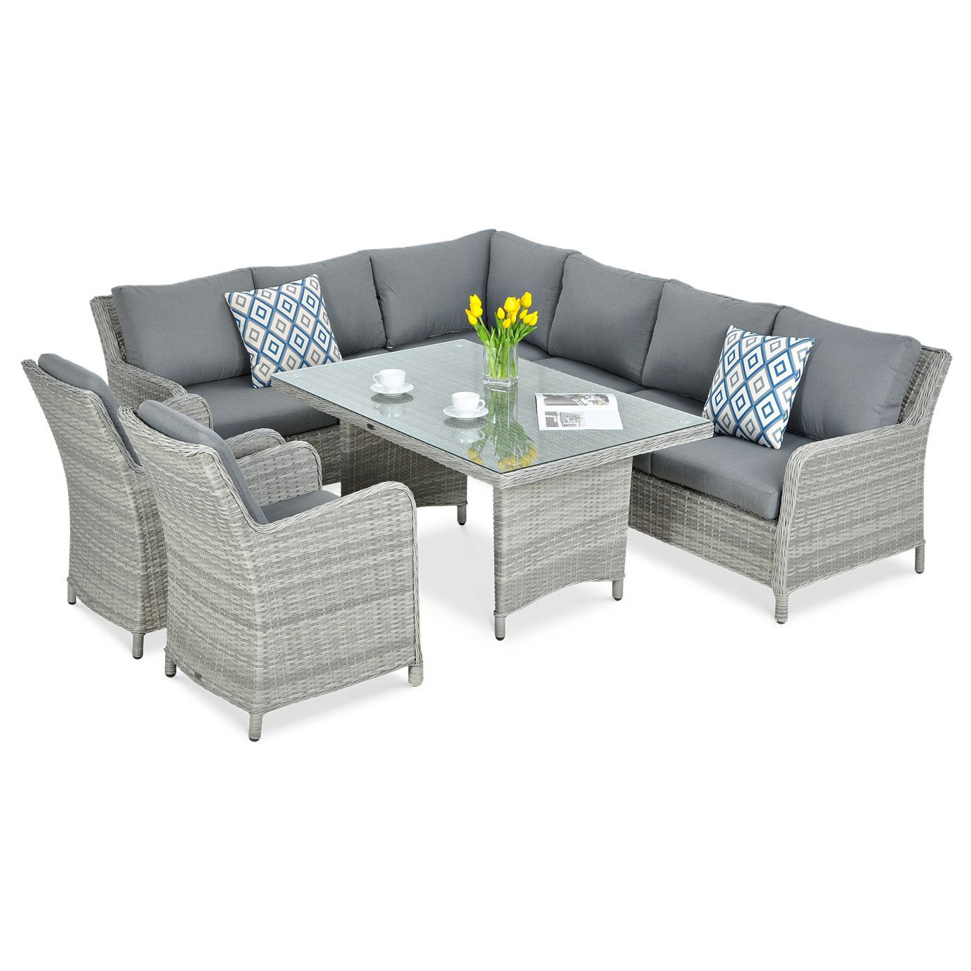 MARYLAND DINING NAROŻNIK STONE GREY