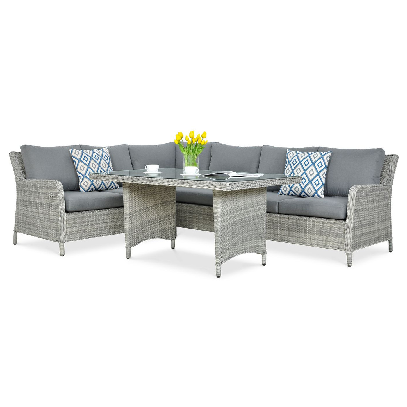 MARYLAND DINING NAROŻNIK STONE GREY