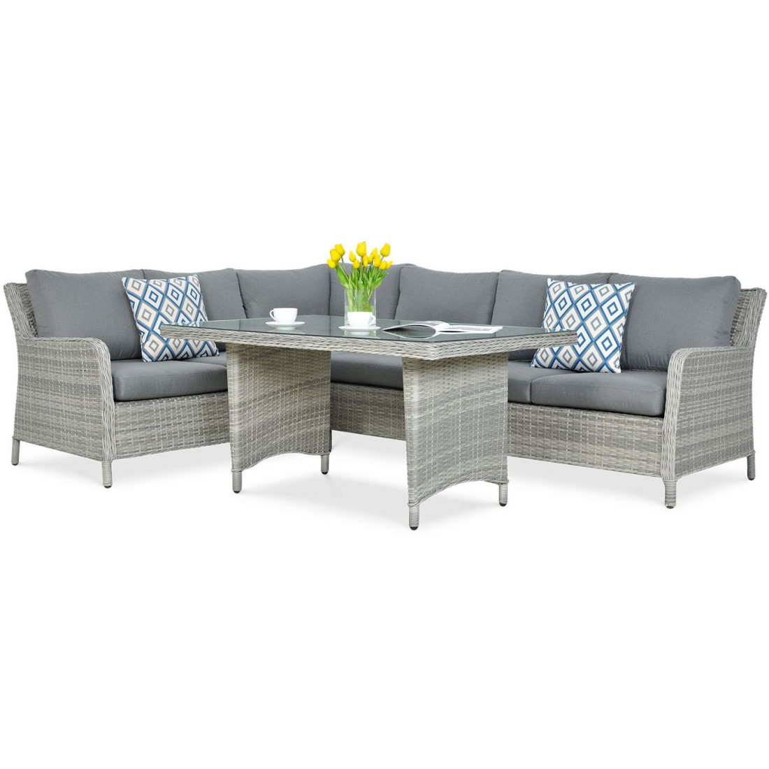 MARYLAND DINING NAROŻNIK STONE GREY