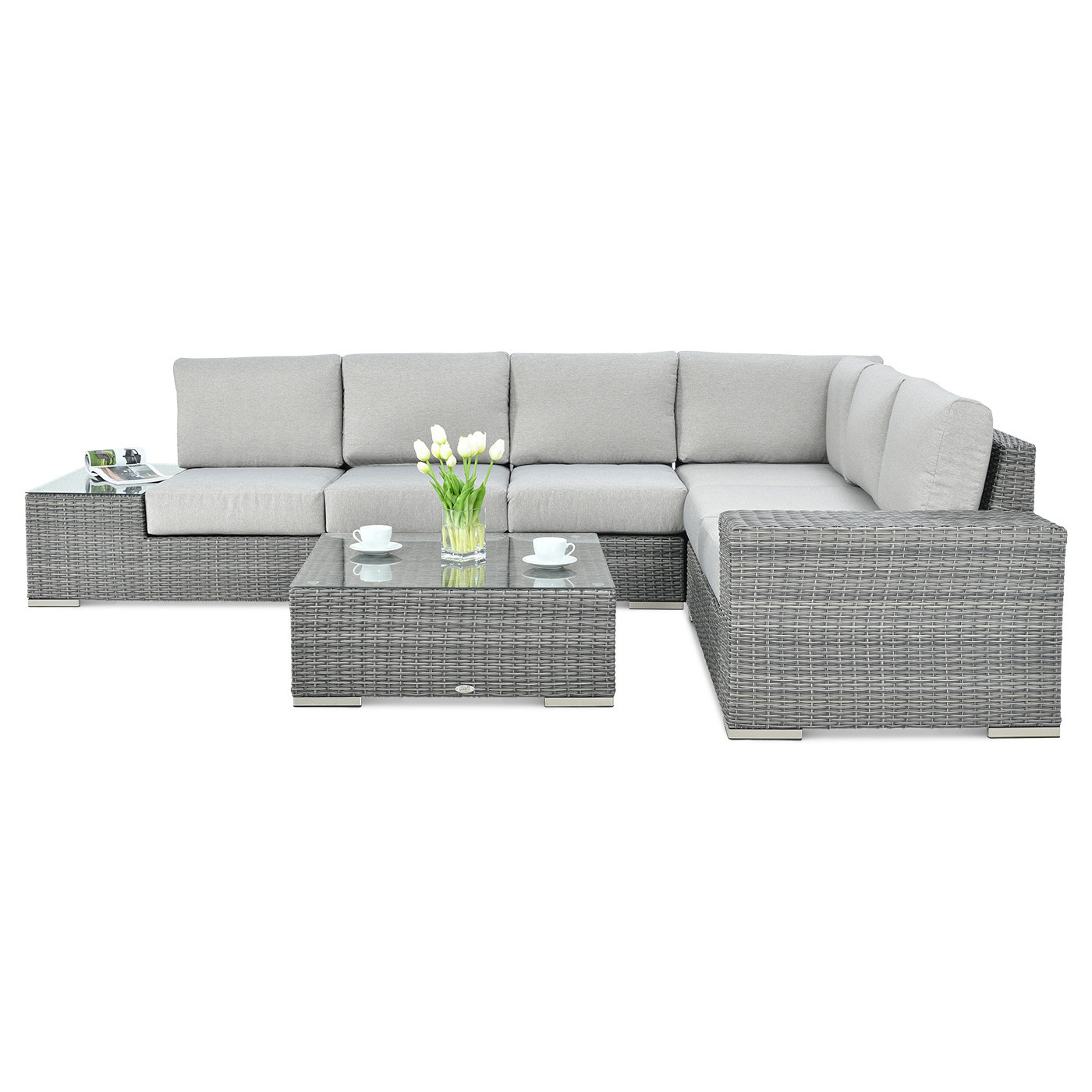AVOCADO CORNER SOFA DARK GREY