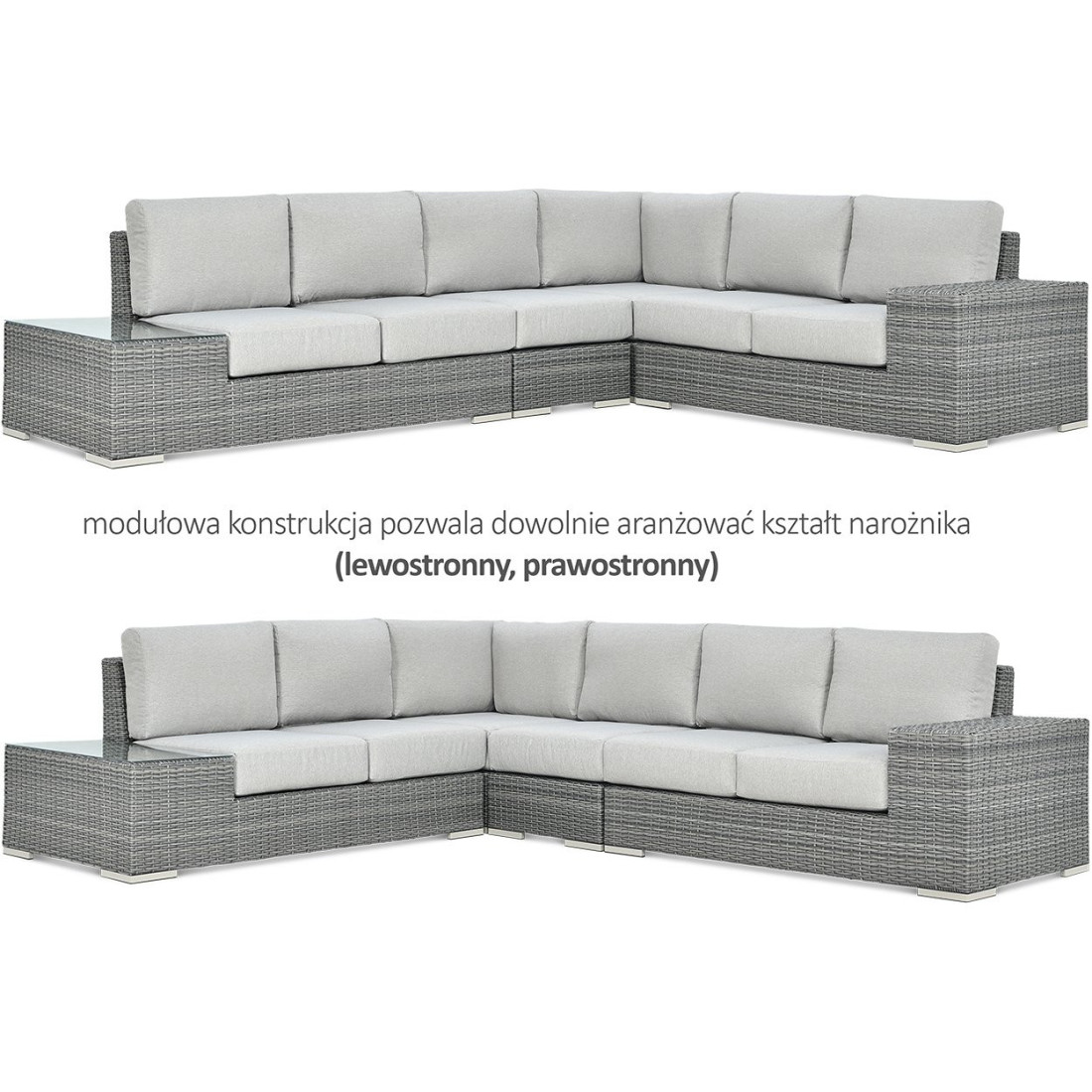 AVOCADO NAROŻNIK DARK GREY