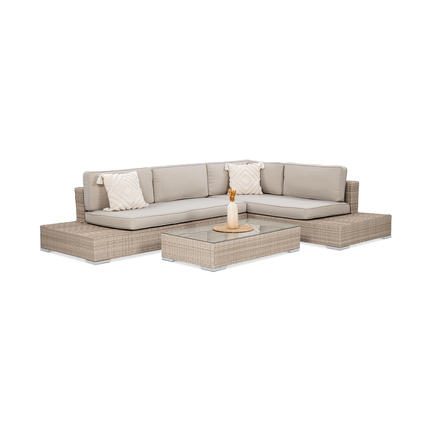 Przód Narożnika z technorattanu VERONA Beige