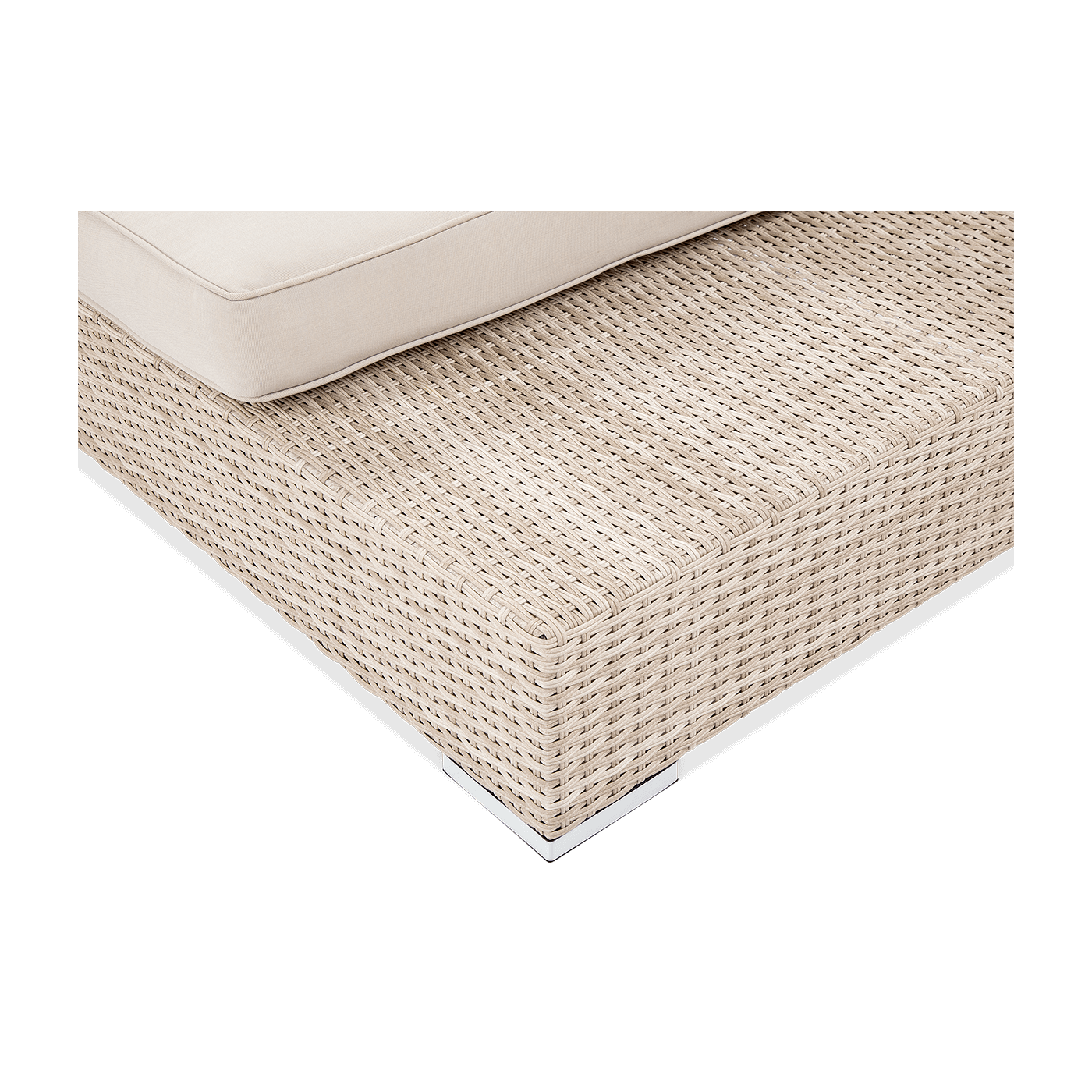 Zbliżenie na szczegóły narożnika verona beige