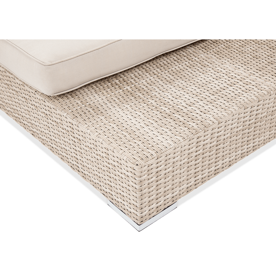 Zbliżenie na szczegóły narożnika verona beige