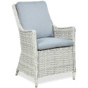 Zestaw mebli ogrodowych z technorattanu Napoli 6200 White Grey
