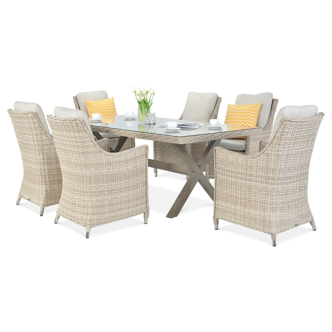 NAPOLI 6/200 LIGHT BEIGE SET