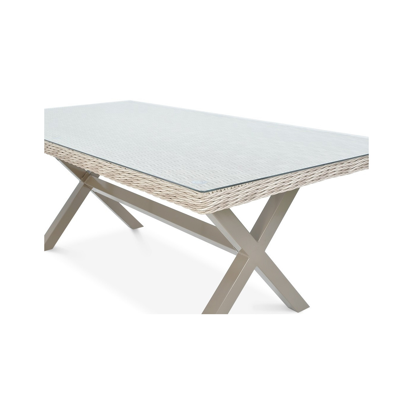 Zestaw Mebli Ogrodowych z Technorattanu Napoli 6200 Light Beige