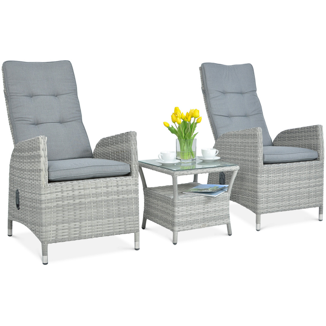 MALTA DUO STONE GREY SET