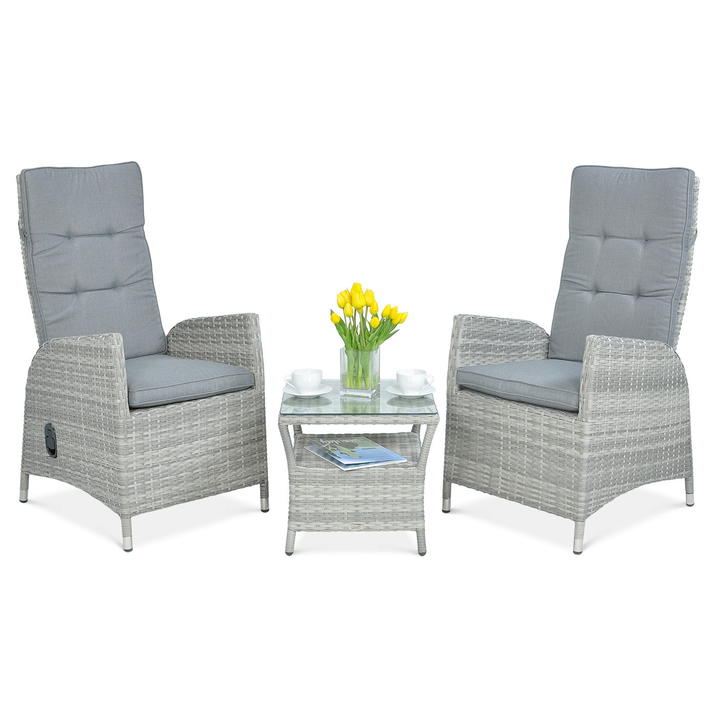 Zestaw ogrodowy Malta Duo Stone Grey