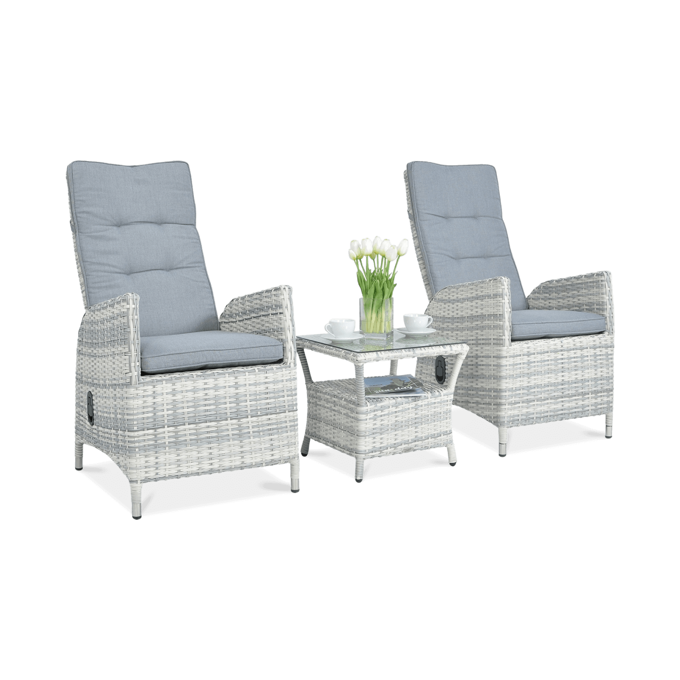 MALTA DUO SET WHITE GREY