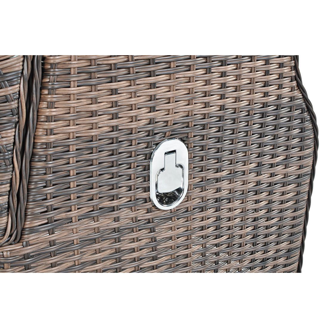 BALTIMORE DINING ZESTAW+PUFY BROWN