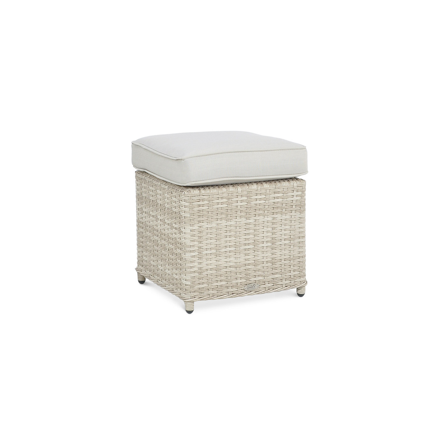 Meble technorattanowe Baltimore Dining Pufy Beige