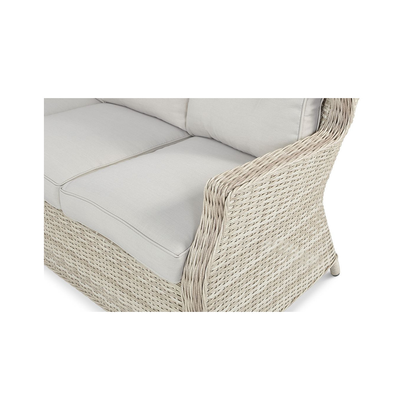 BALTIMORE DINING SET + BEIGE PUFFS