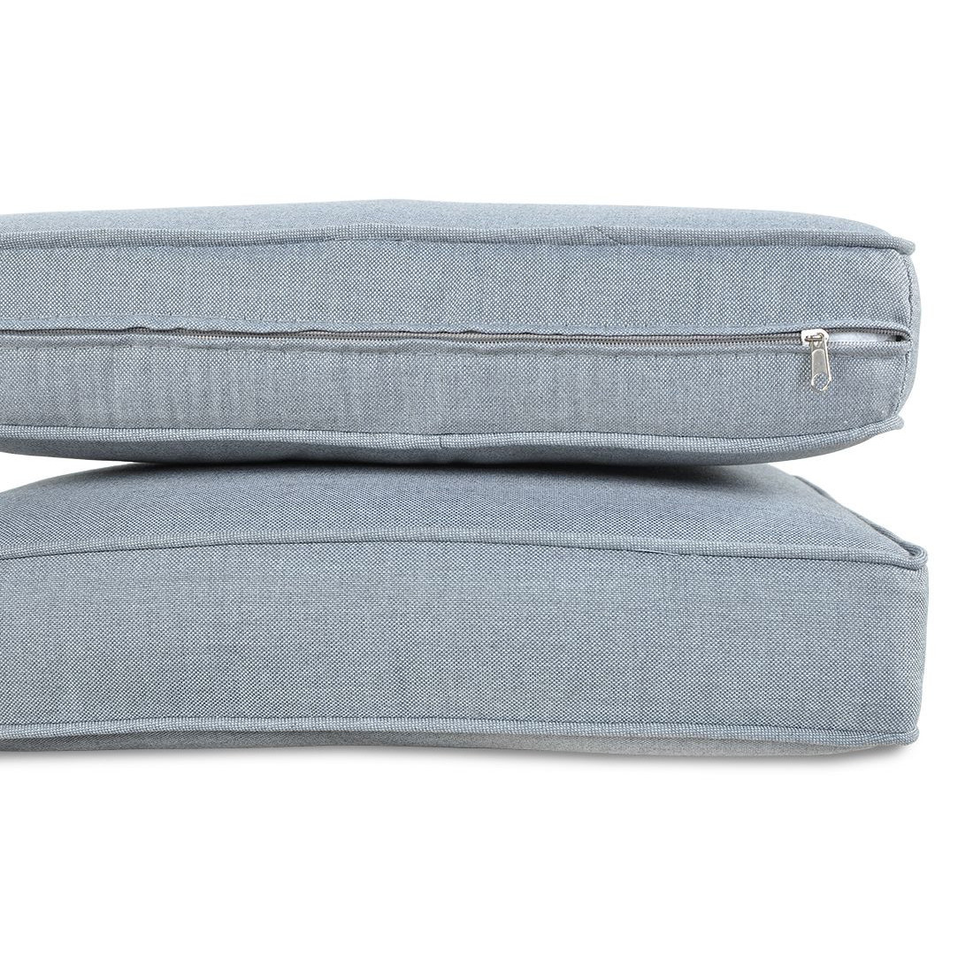 Meble technorattanowe Baltimore Dining Pufy White Grey