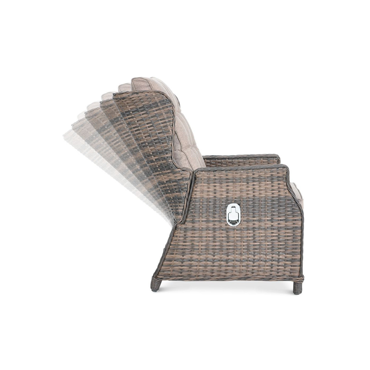 BALTIMORE DINING ZESTAW+PUFY DARK GREY