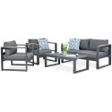 Zestaw wypoczynkowy ogrodowy Panama antracyt