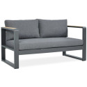 Zestaw wypoczynkowy ogrodowy Panama antracyt