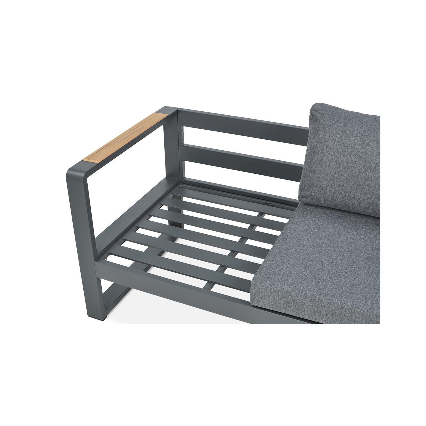 Zestaw wypoczynkowy ogrodowy Panama antracyt