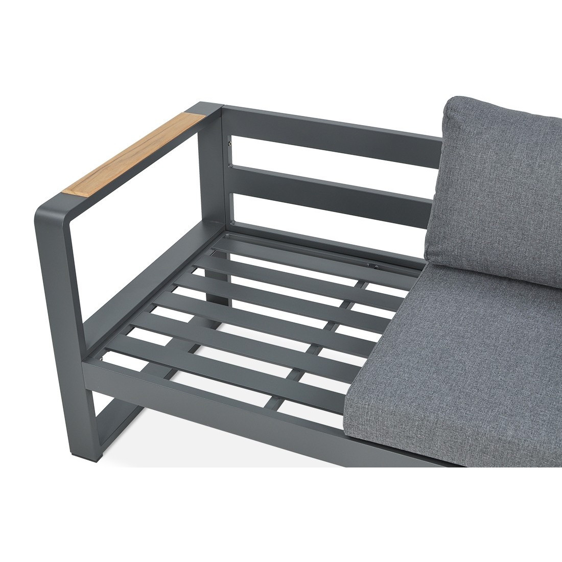 Zestaw wypoczynkowy ogrodowy Panama antracyt