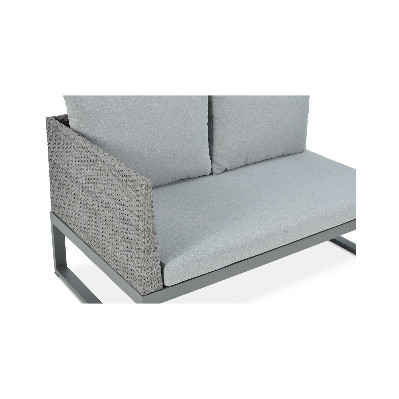 detale kanapy w narożniku davos grey