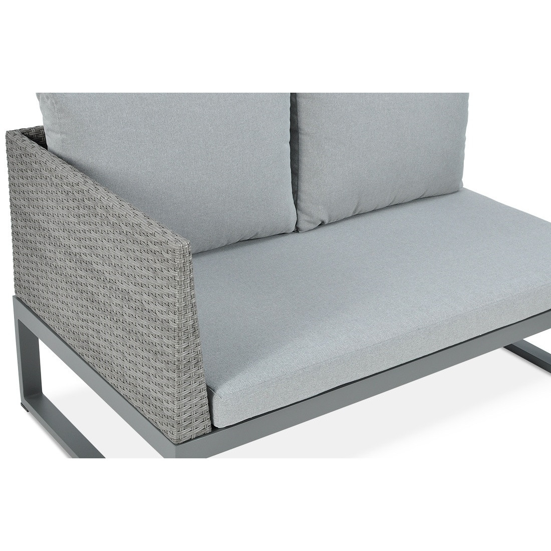 detale kanapy w narożniku davos grey