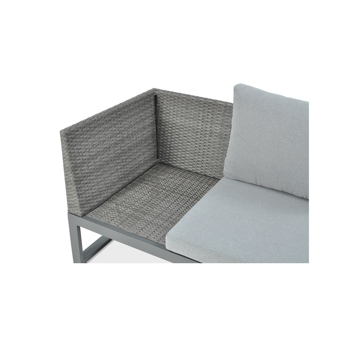 detale ramy kanapy w narożniku davos grey