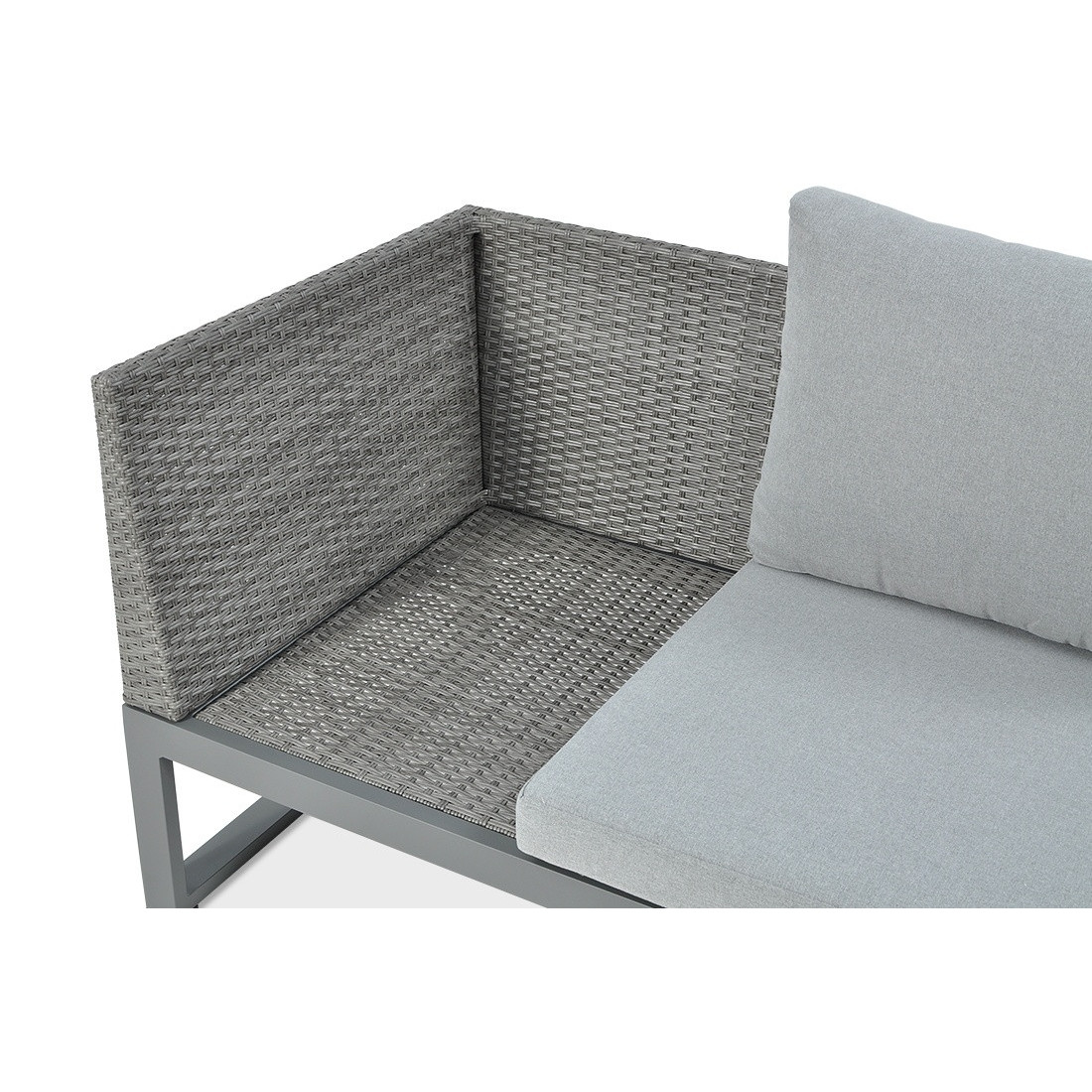 detale ramy kanapy w narożniku davos grey