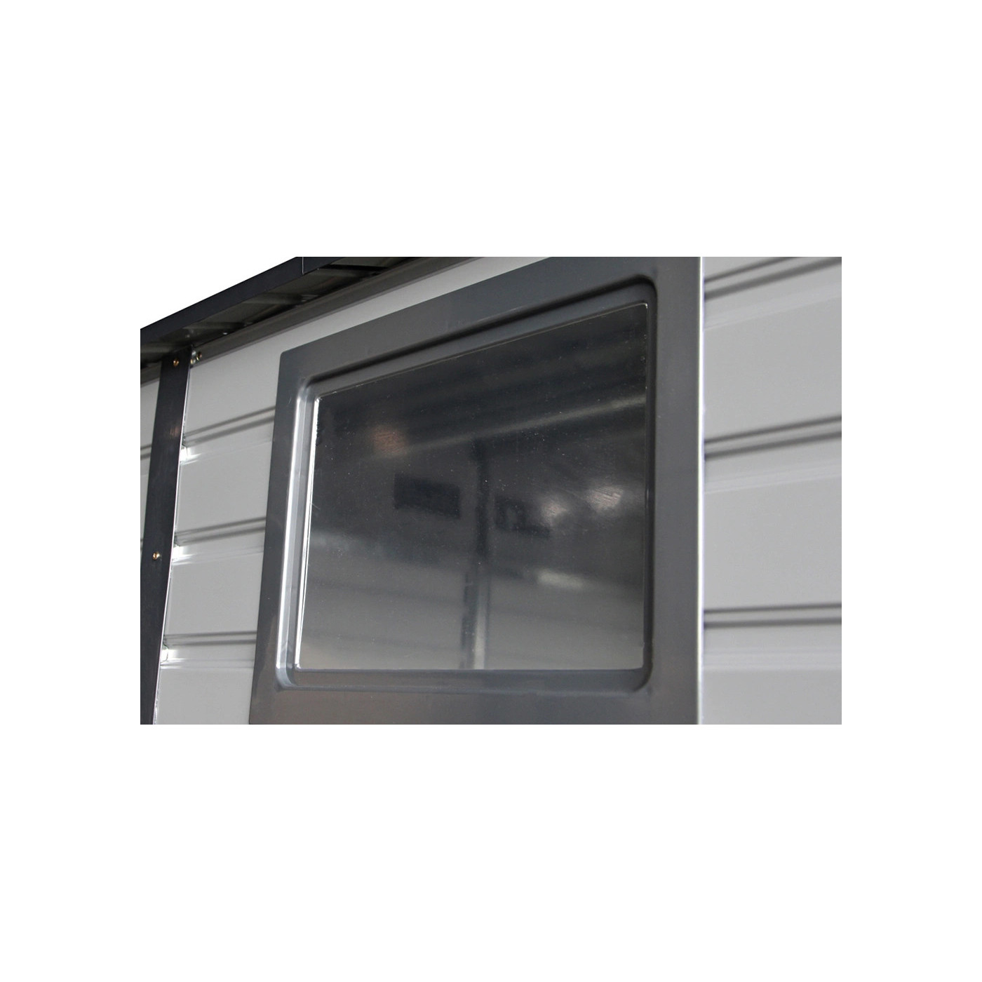 Prostokątne okno domku MONTREAL 277x195cm Cold Grey