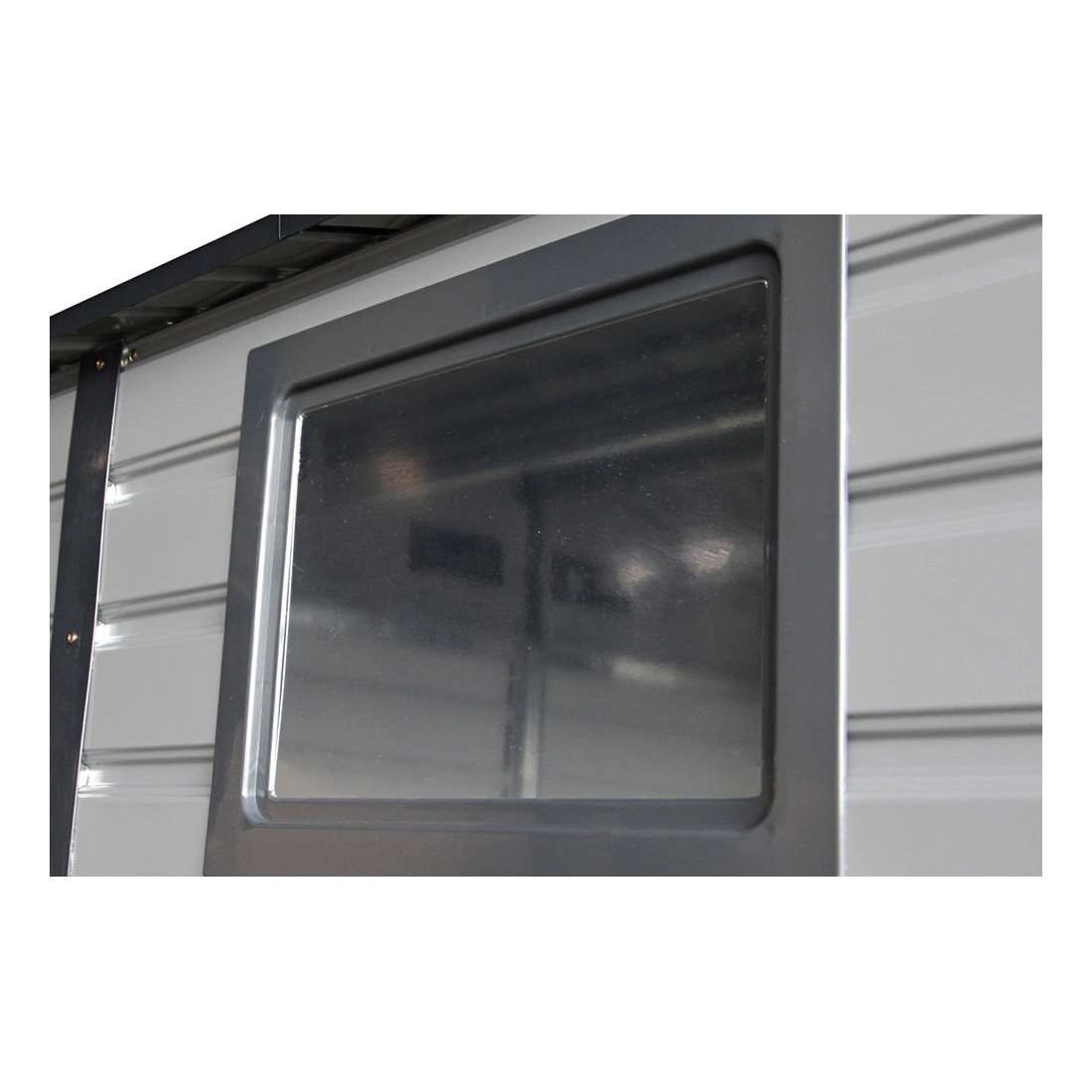 Prostokątne okno domku MONTREAL 277x195cm Cold Grey