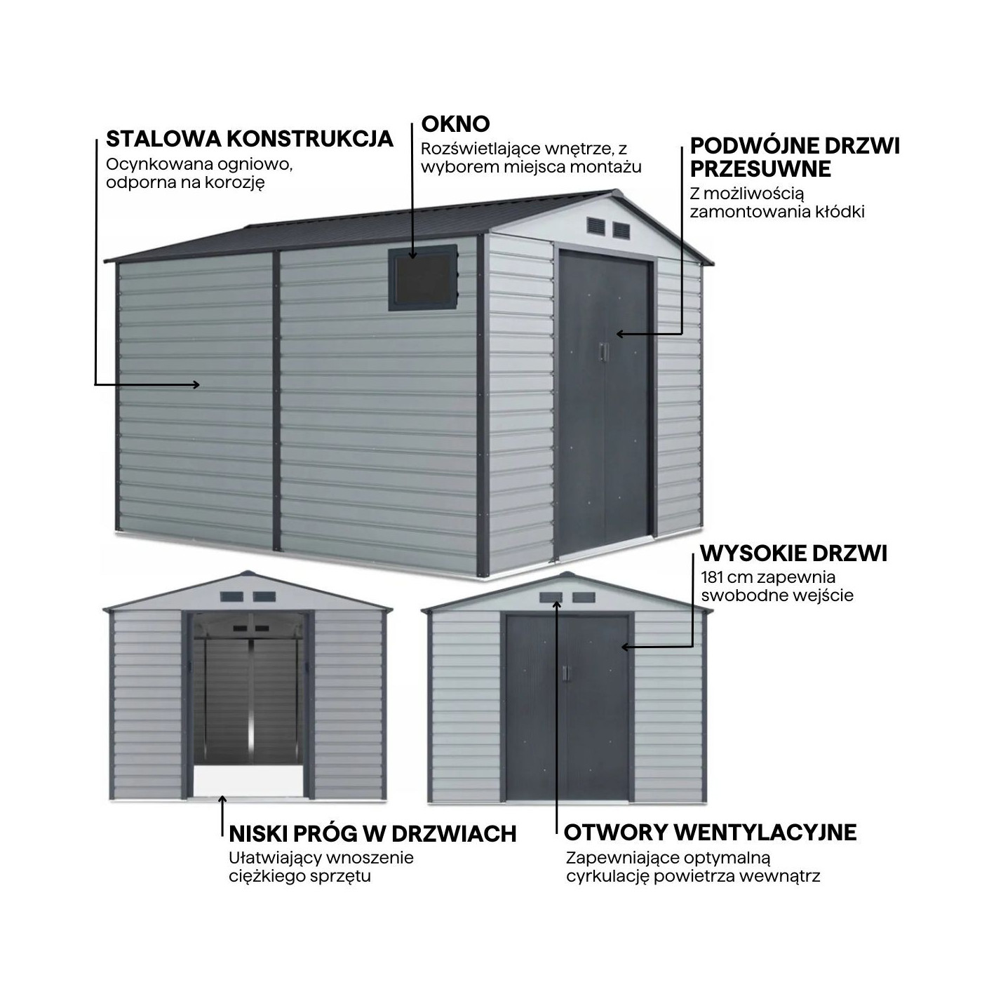 Grafika z cechami domku na narzędzia MONTREAL 277x323cm