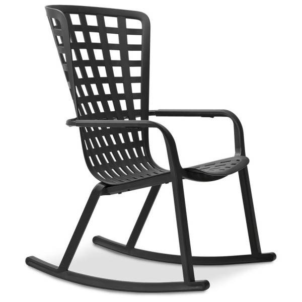 FOLIO ROCKING CHAIR + ANTHRACITE SLIDERS