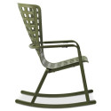 FOLIO ROCKING CHAIR + SKIDS TABACCO