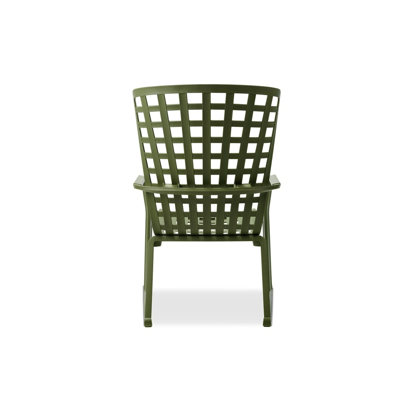 FOLIO ROCKING CHAIR + SKIDS TABACCO