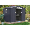 Domek narzędziowy Hudson 277x191cm w aranżacji ogrodowej
