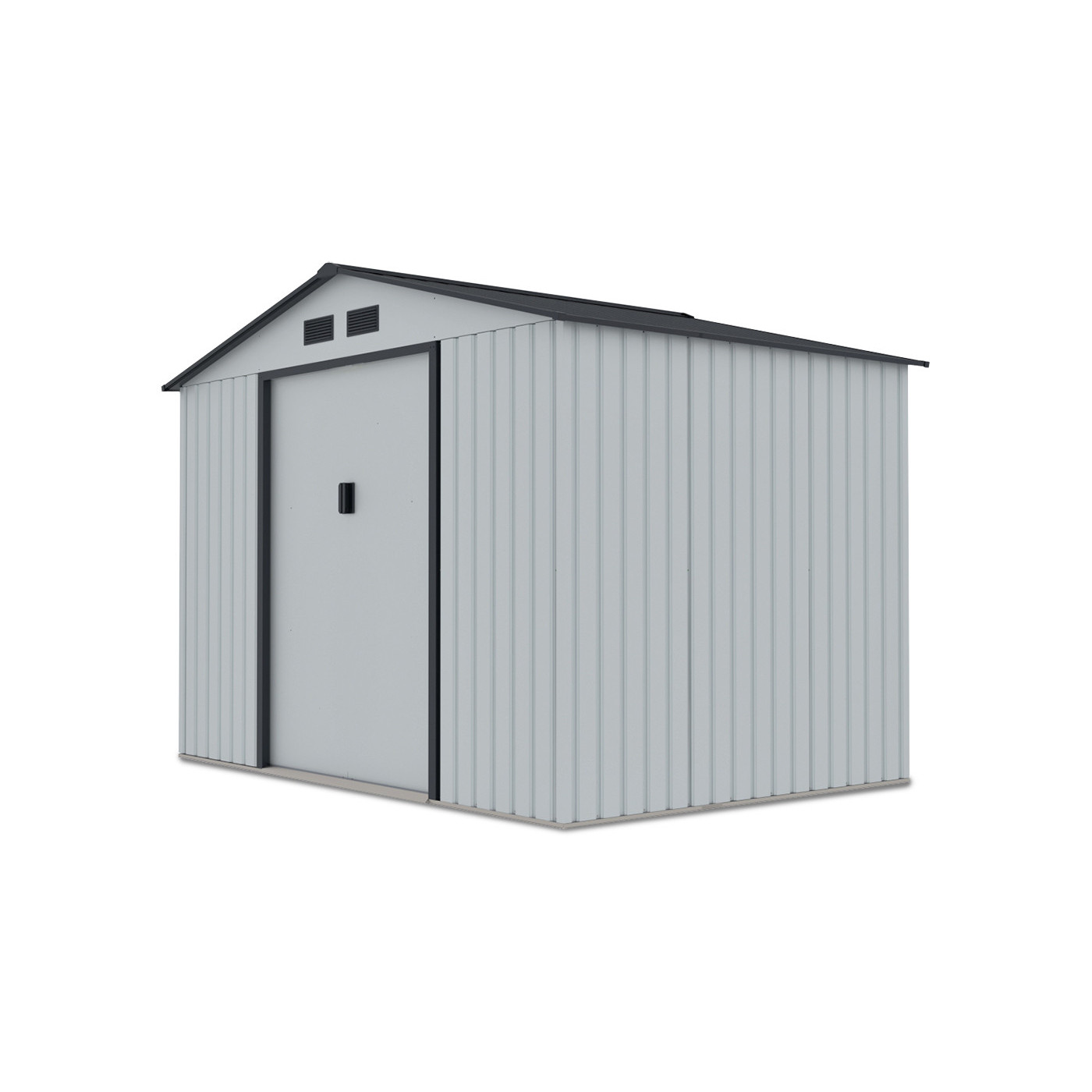 Widok boczny na domek narzędziowy HUDSON 277x191cm