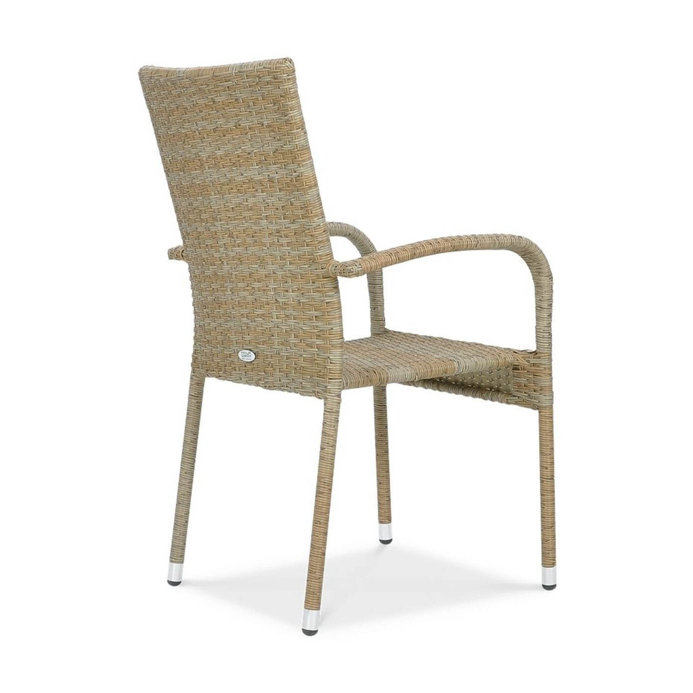 krzesło tył Zestaw ogrodowy technorattan FIESTA/LUGO 4+1 Beige