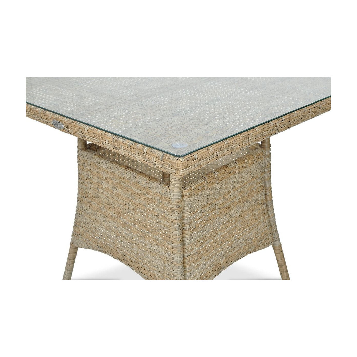 stolik detal Zestaw ogrodowy technorattan FIESTA/LUGO 4+1 Beige